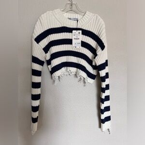 Crop sweater